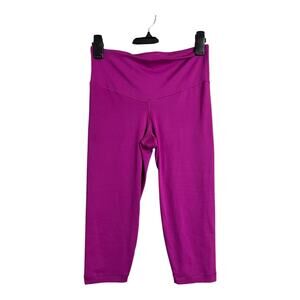 Gap Gapfit Womens Athletic Pants Workout Gym Running Crossfit Yoga Capri Pink S
